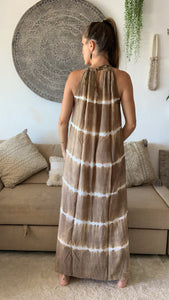 VESTIDO NAMIBIA BEIGE ARENA